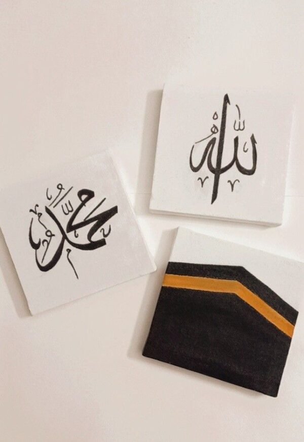 Mini Canvas Paintings (Arabic Calligraphy)